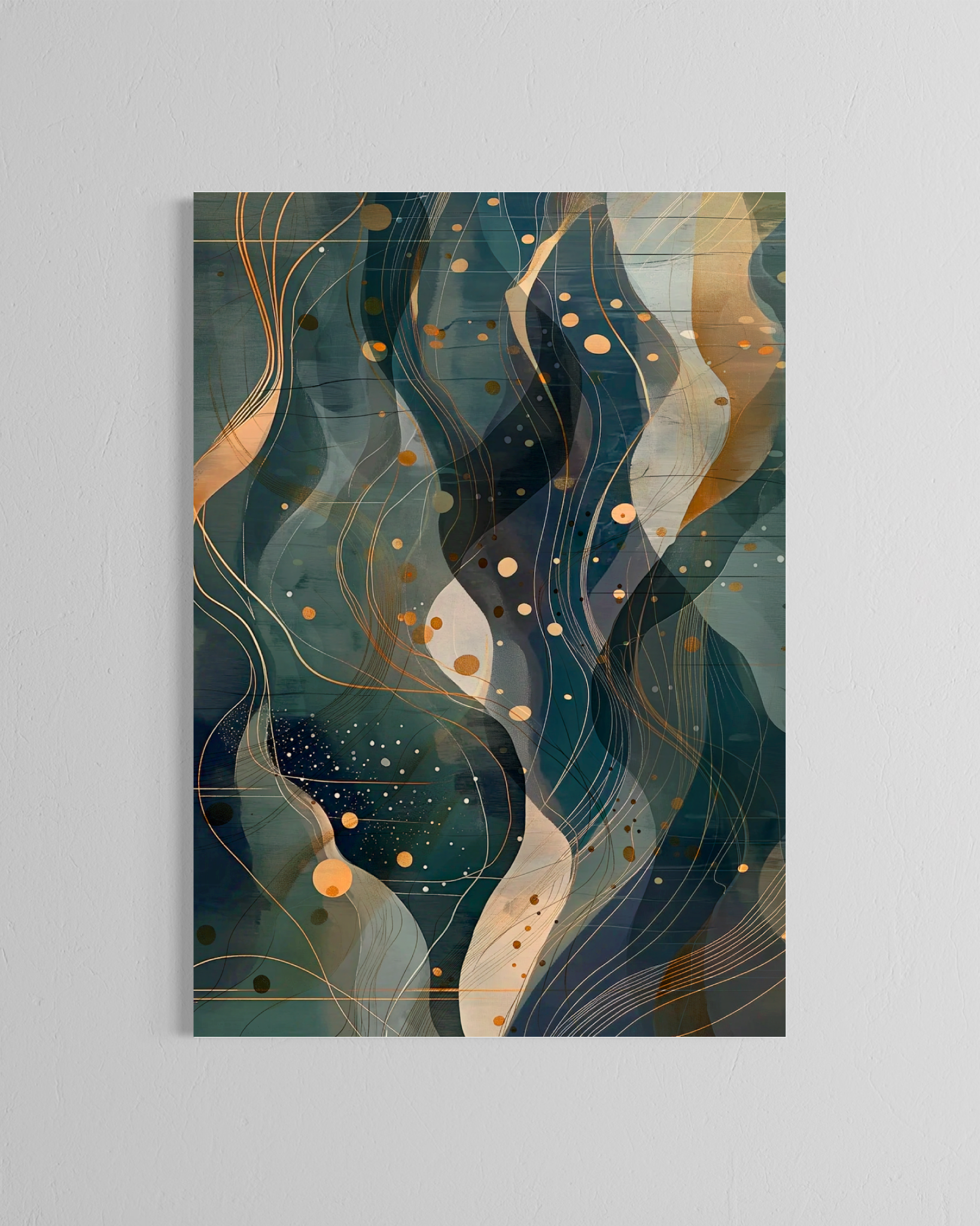 Estratos de agua · 70 × 100 cm