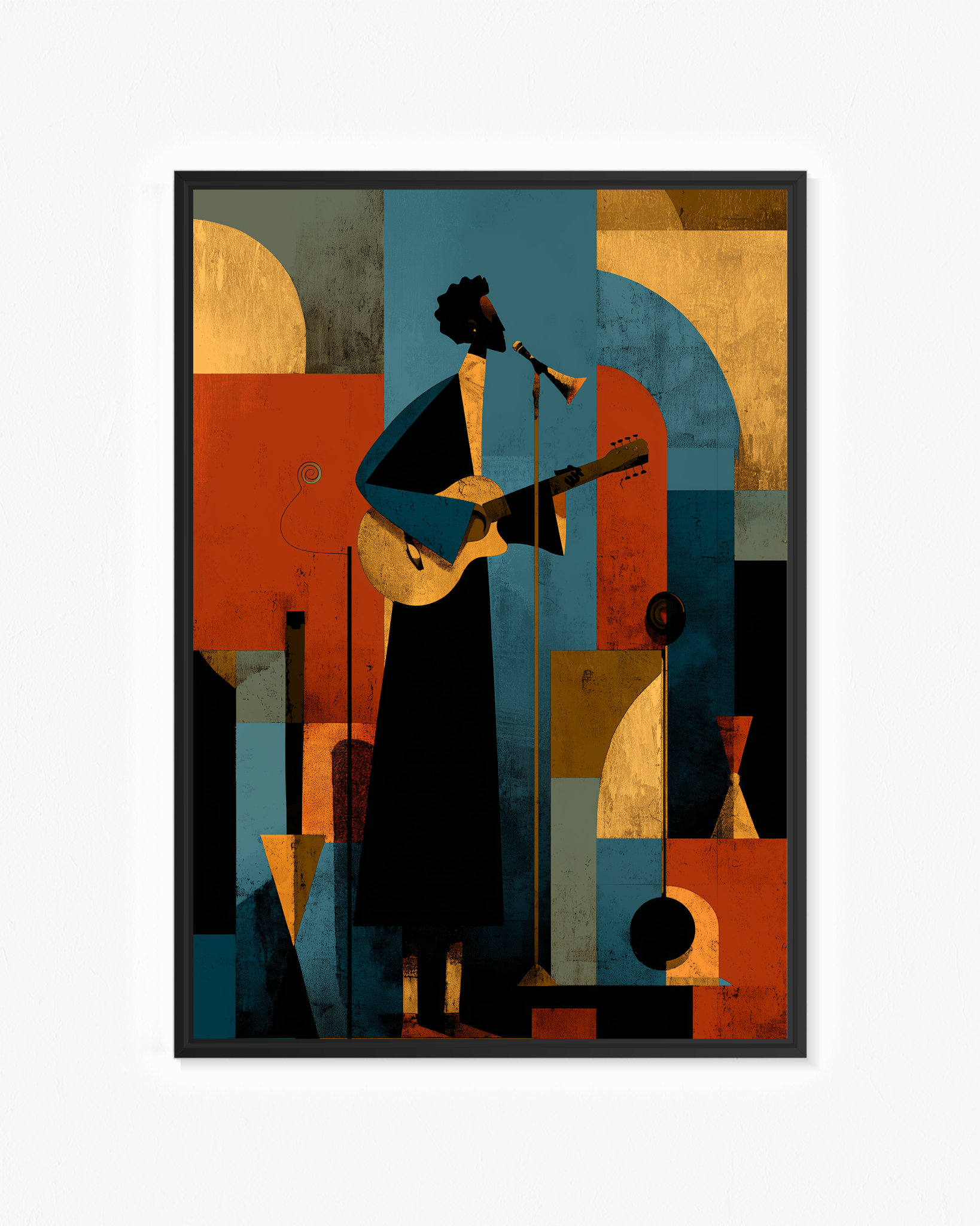 La guitarrista · 70 × 100 cm