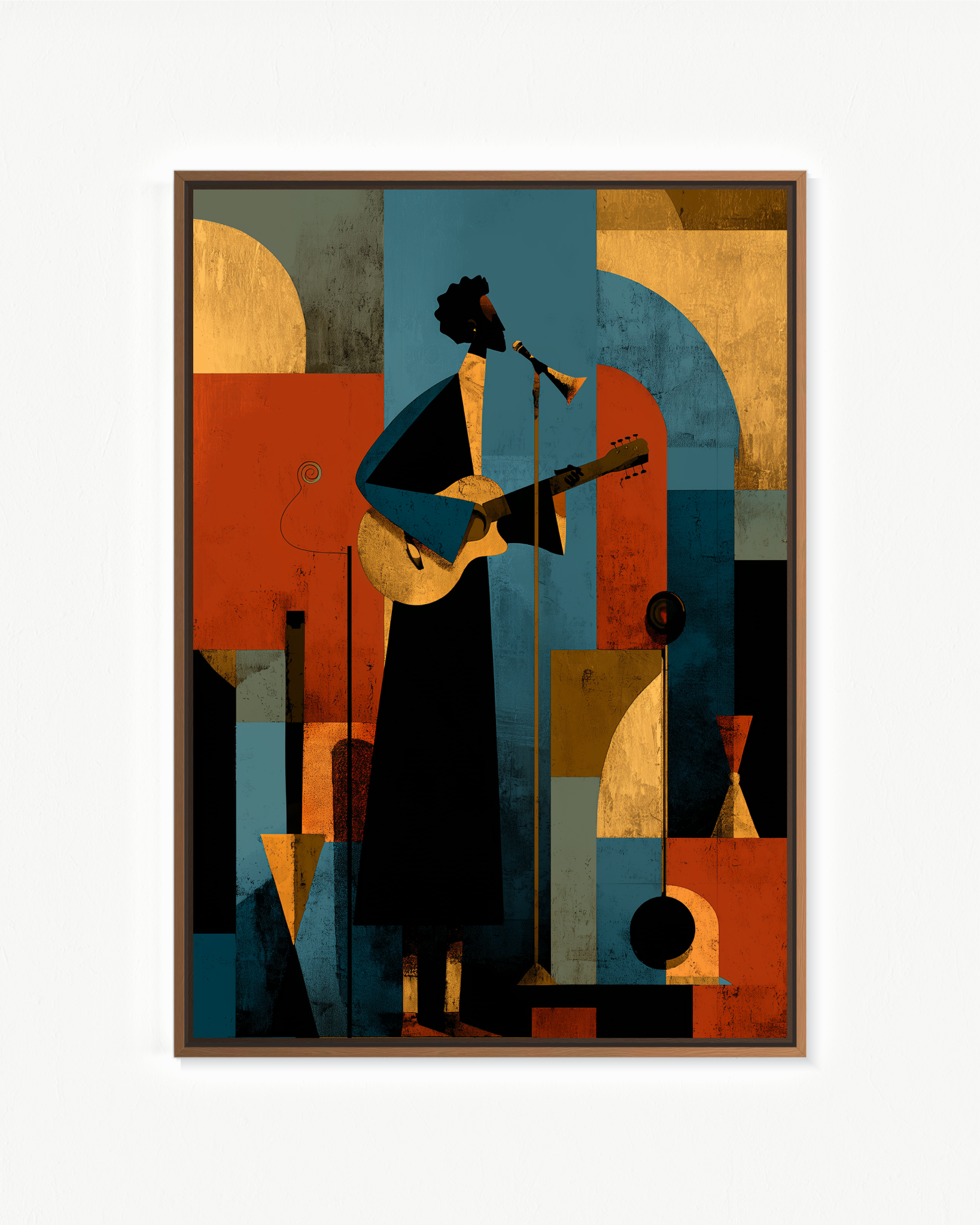 La guitarrista · 70 × 100 cm
