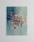 Andamio cósmico · 70 × 100 cm