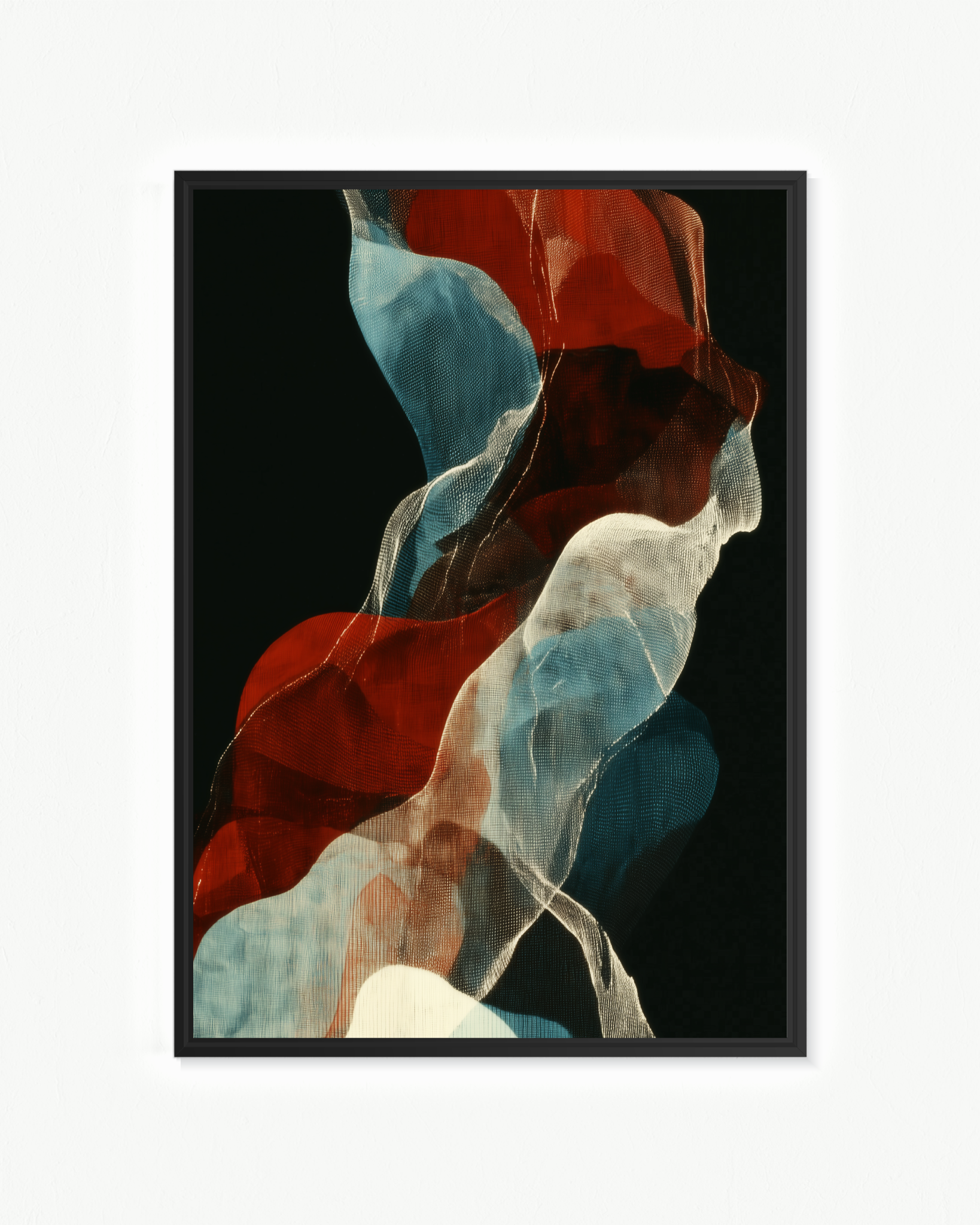Cuerpos de la corriente — Flotante Marrón, 70 × 100 cm