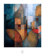 La tarde entre los muros · 70 × 100 cm