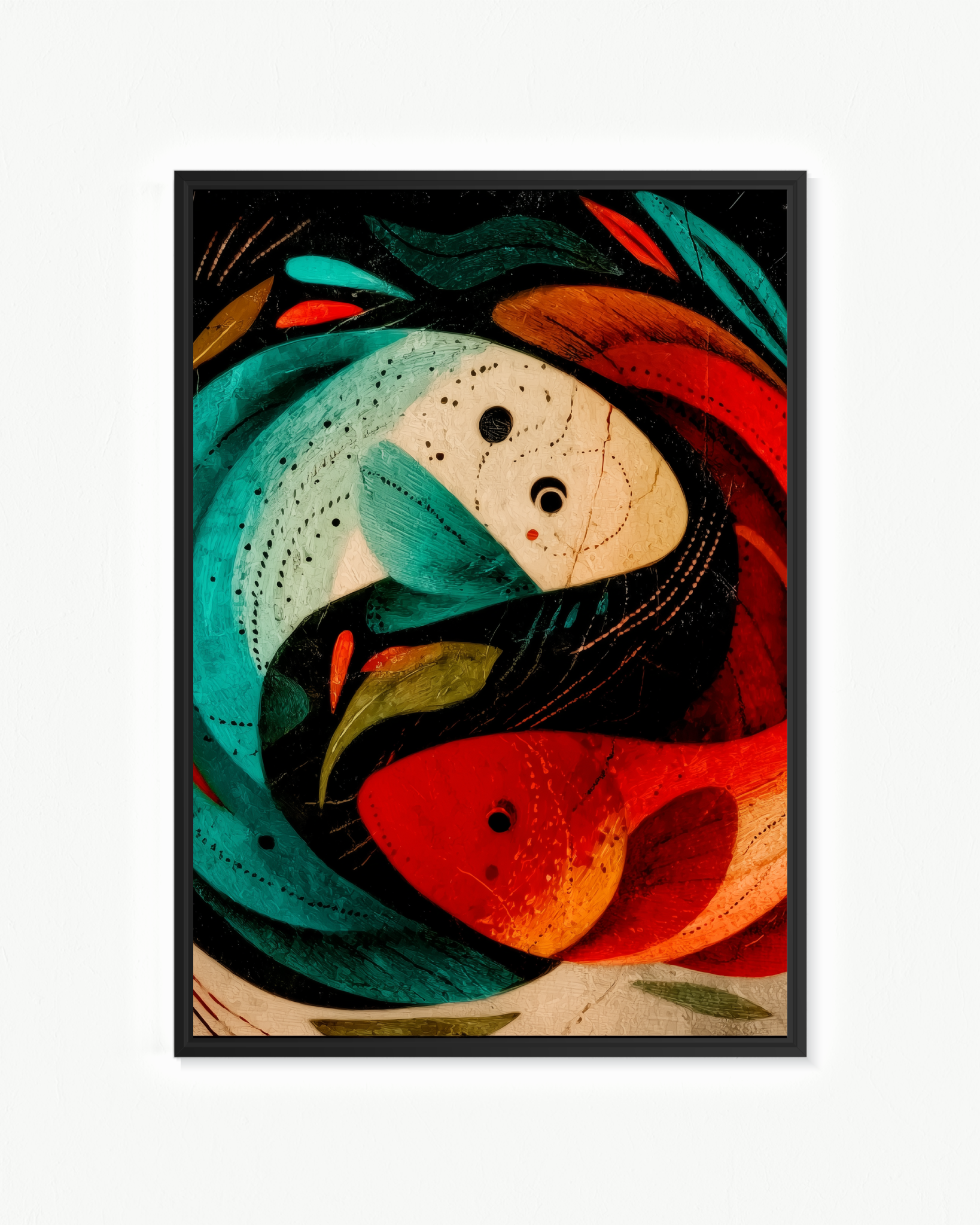 Persecución infinita · 70 × 100 cm