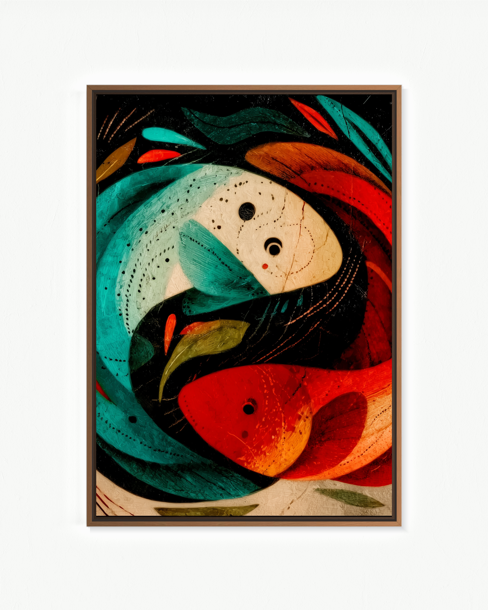 Persecución infinita · 70 × 100 cm