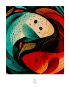 Persecución infinita · 70 × 100 cm
