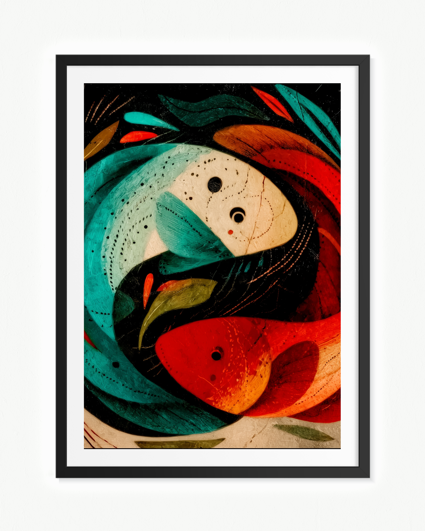 Persecución infinita · 70 × 100 cm