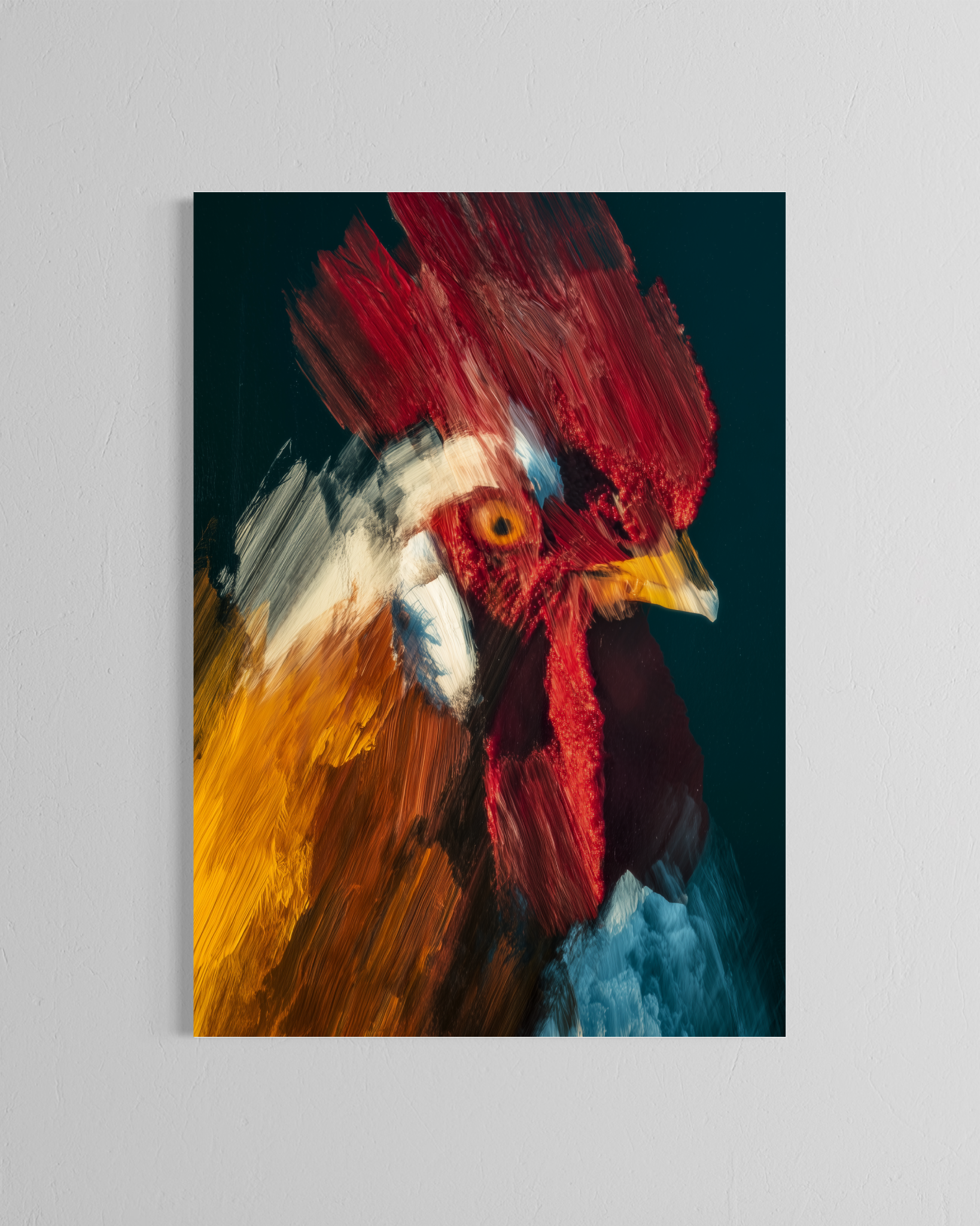 Heráldica roja · 70 × 100 cm