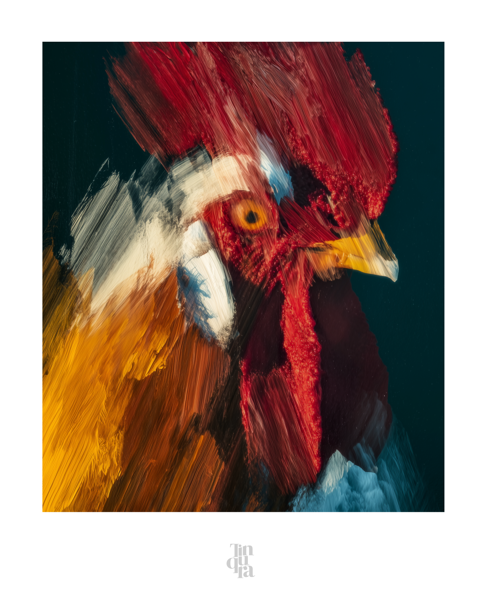 Heráldica roja · 70 × 100 cm