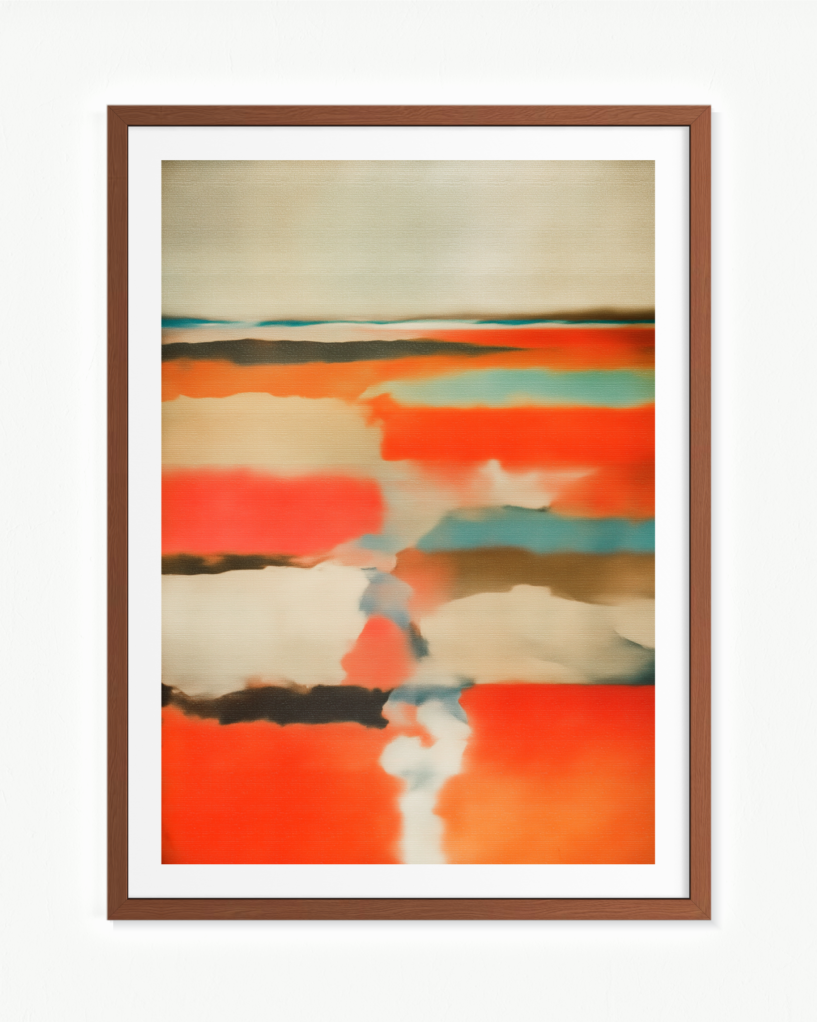 Campos inundados · 70 × 100 cm