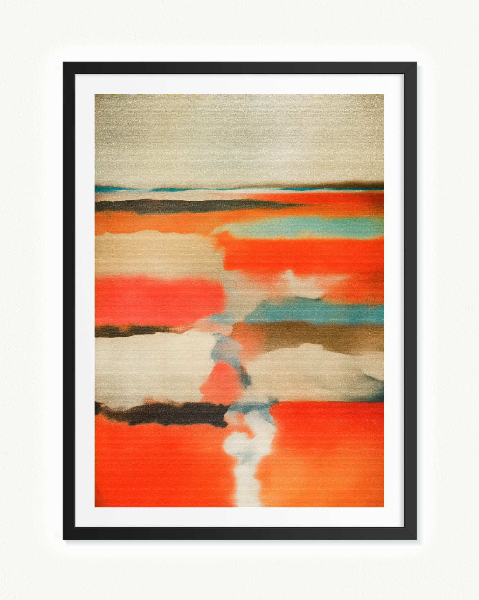 Campos inundados · 70 × 100 cm