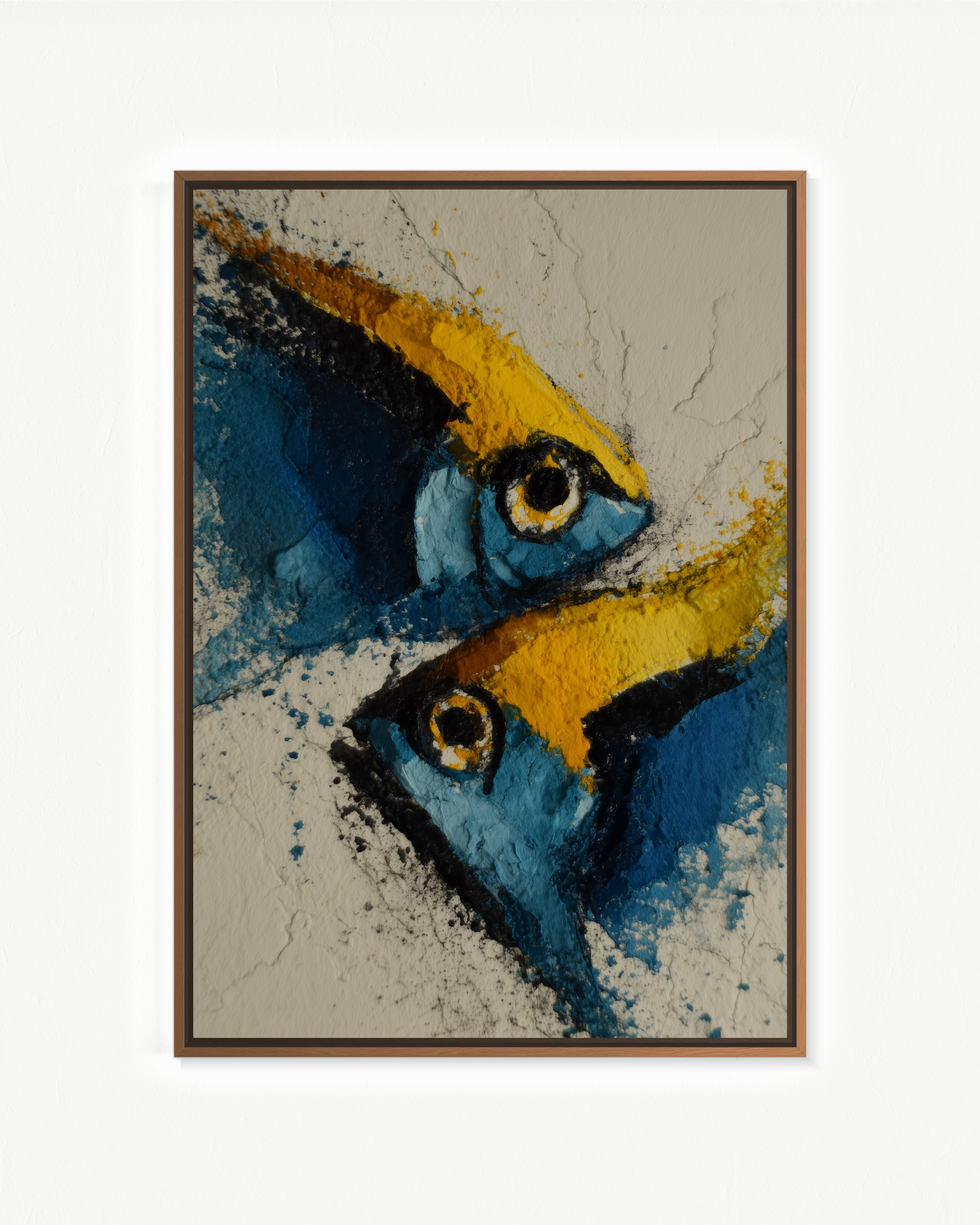 OBRA0172 – 70 x 100 cm — Flotante Negro, 70 × 100 cm