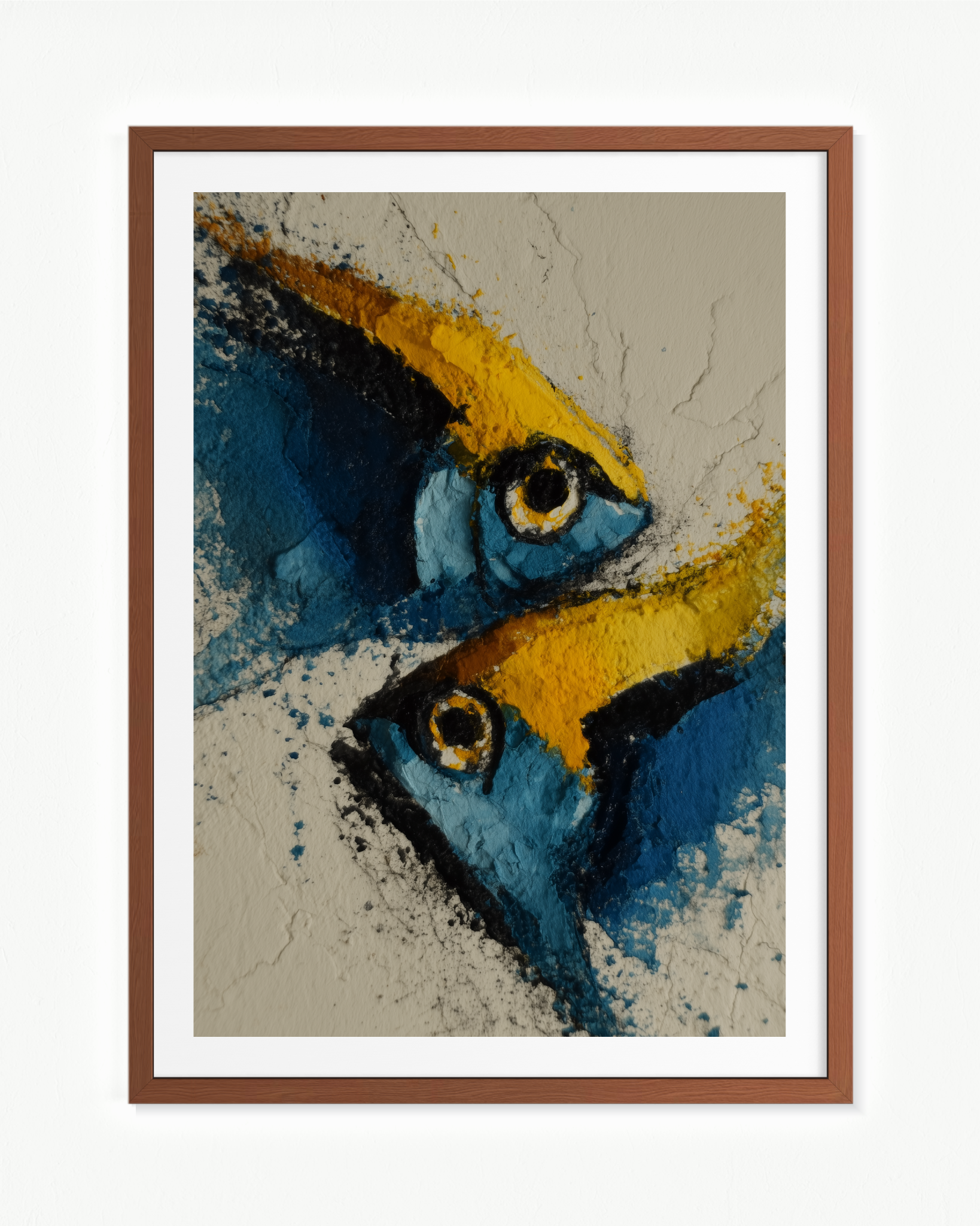 OBRA0172 – 70 x 100 cm — Paspartú Marrón, 70 × 100 cm