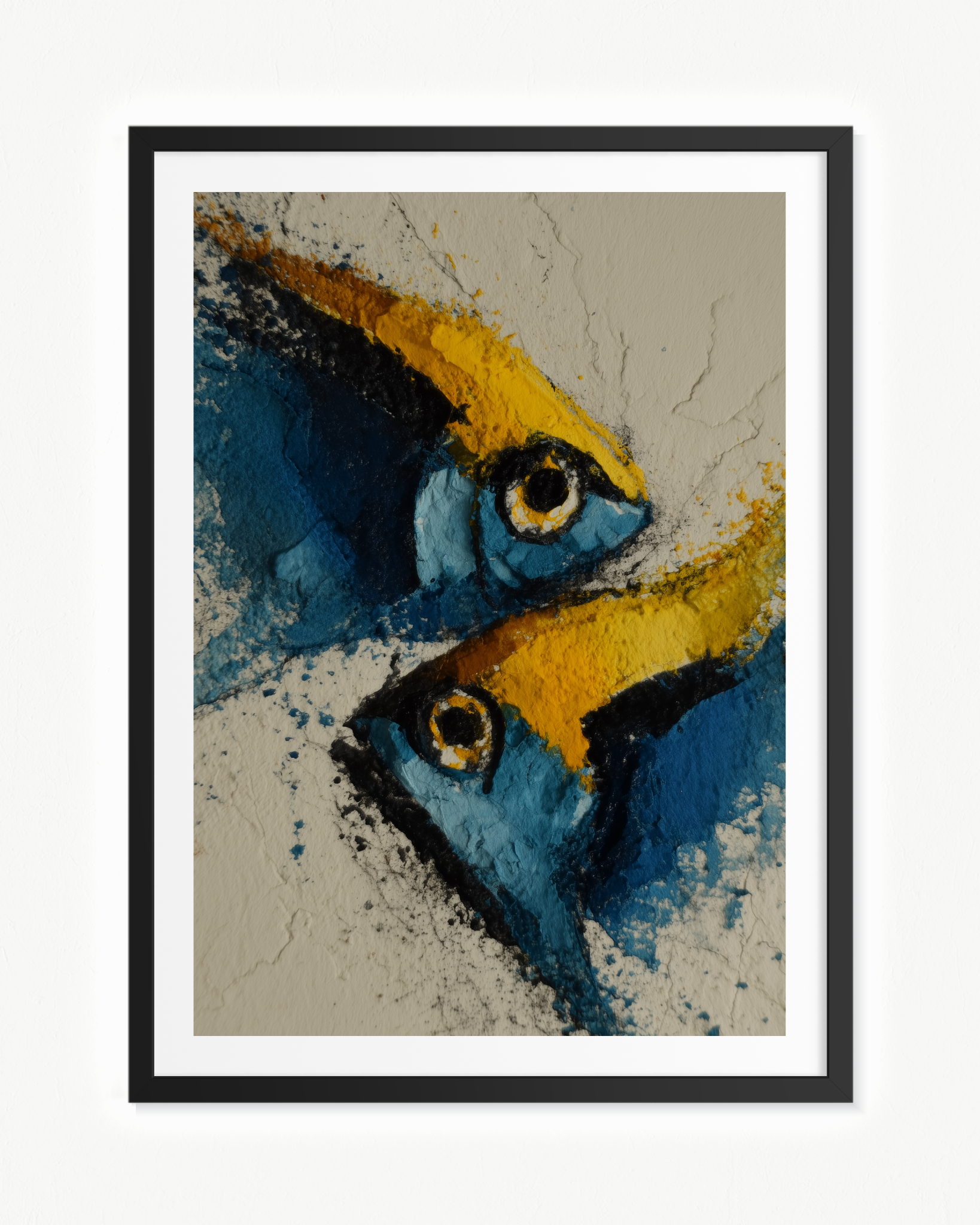 OBRA0172 – 70 x 100 cm — Paspartú Negro, 70 × 100 cm