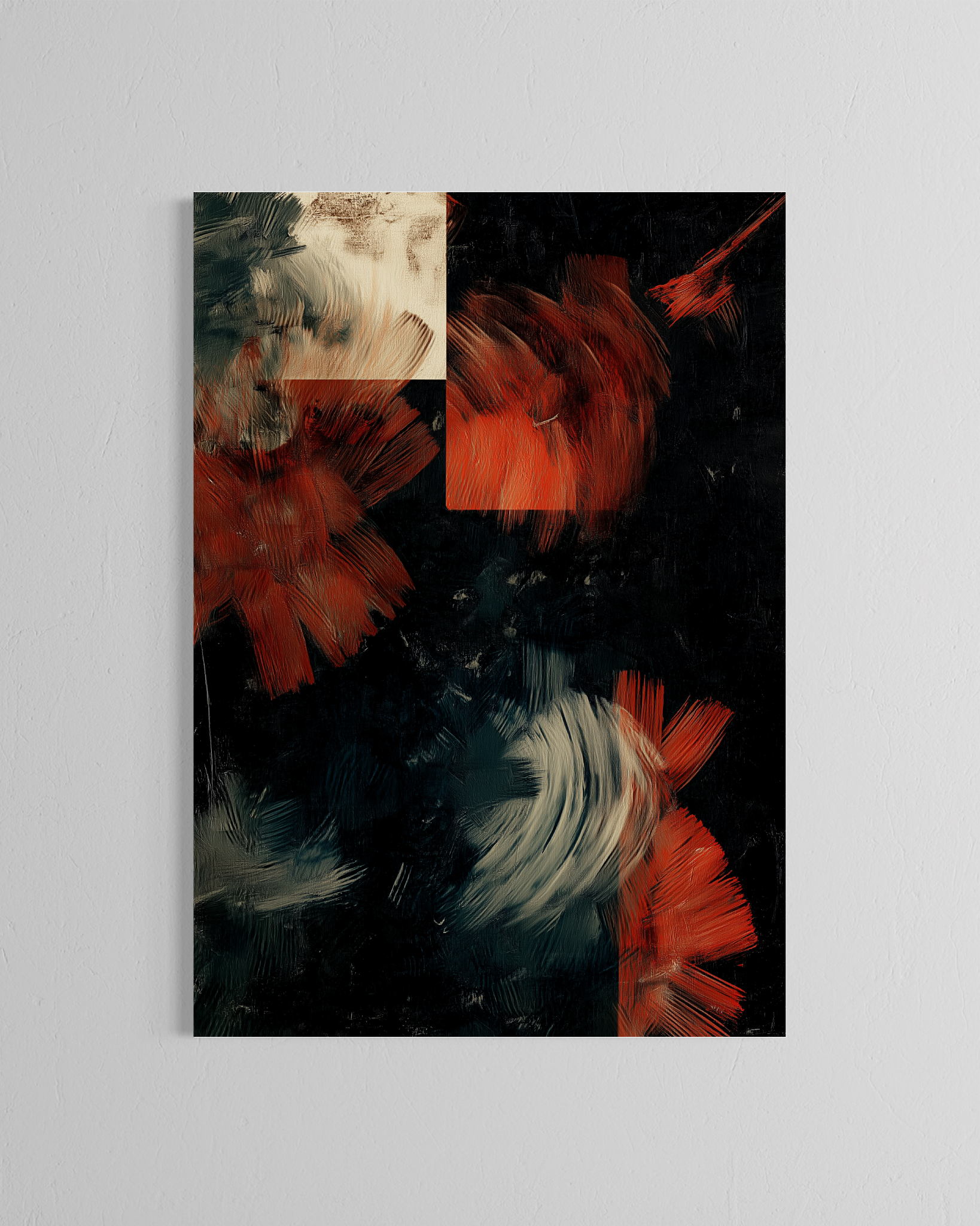 Las etapas del clavel · 70 × 100 cm