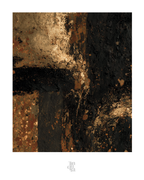 Metal bajo ceniza · 70 × 100 cm