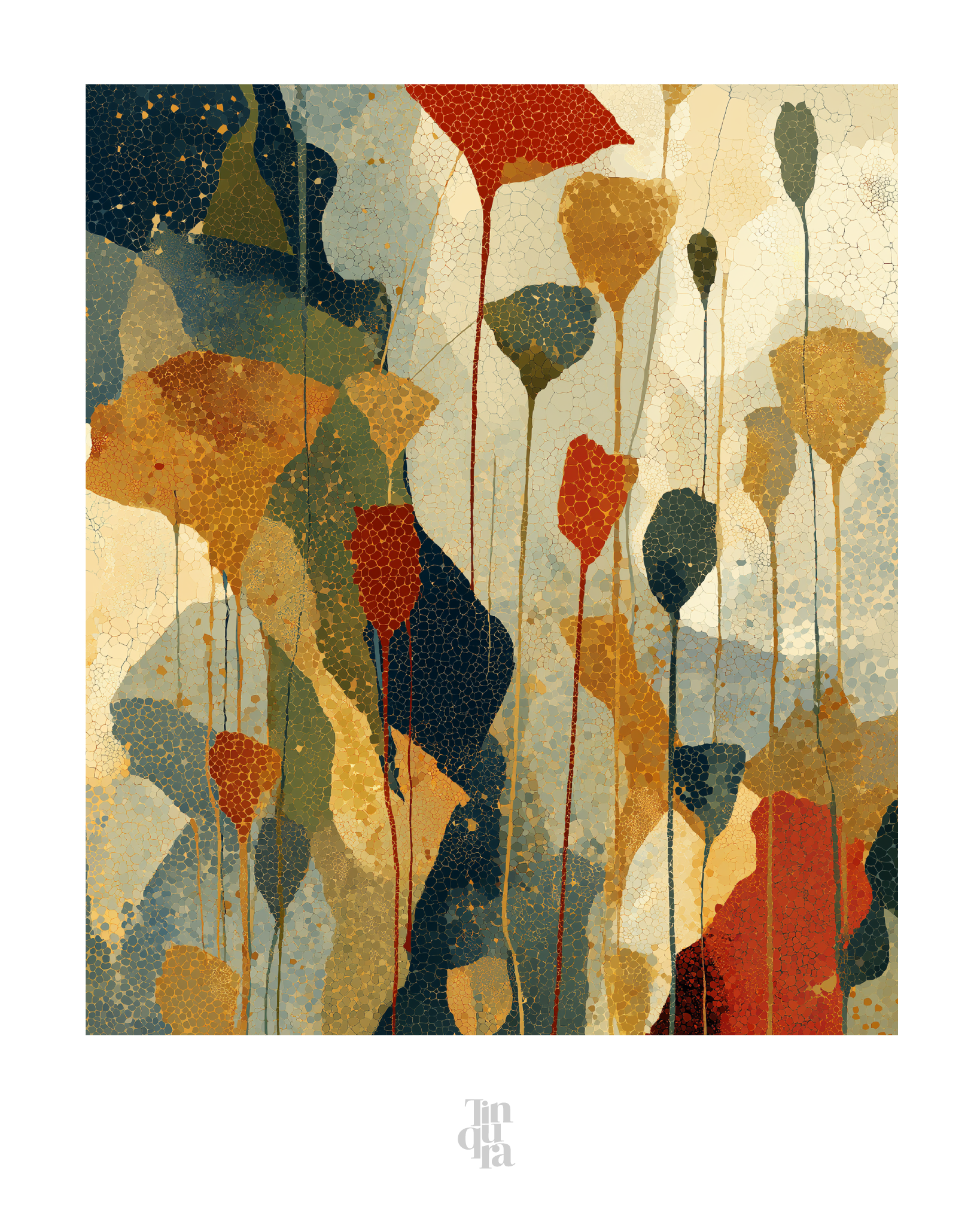 Tallos antiguos · 70 × 100 cm
