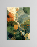 Jardín orbital · 70 × 100 cm