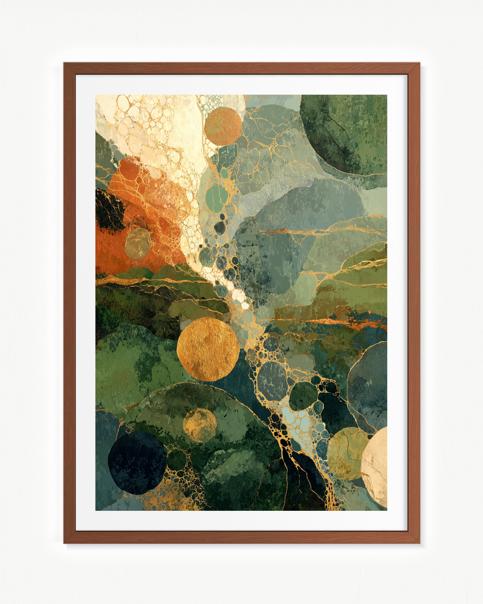 Jardín orbital · 70 × 100 cm