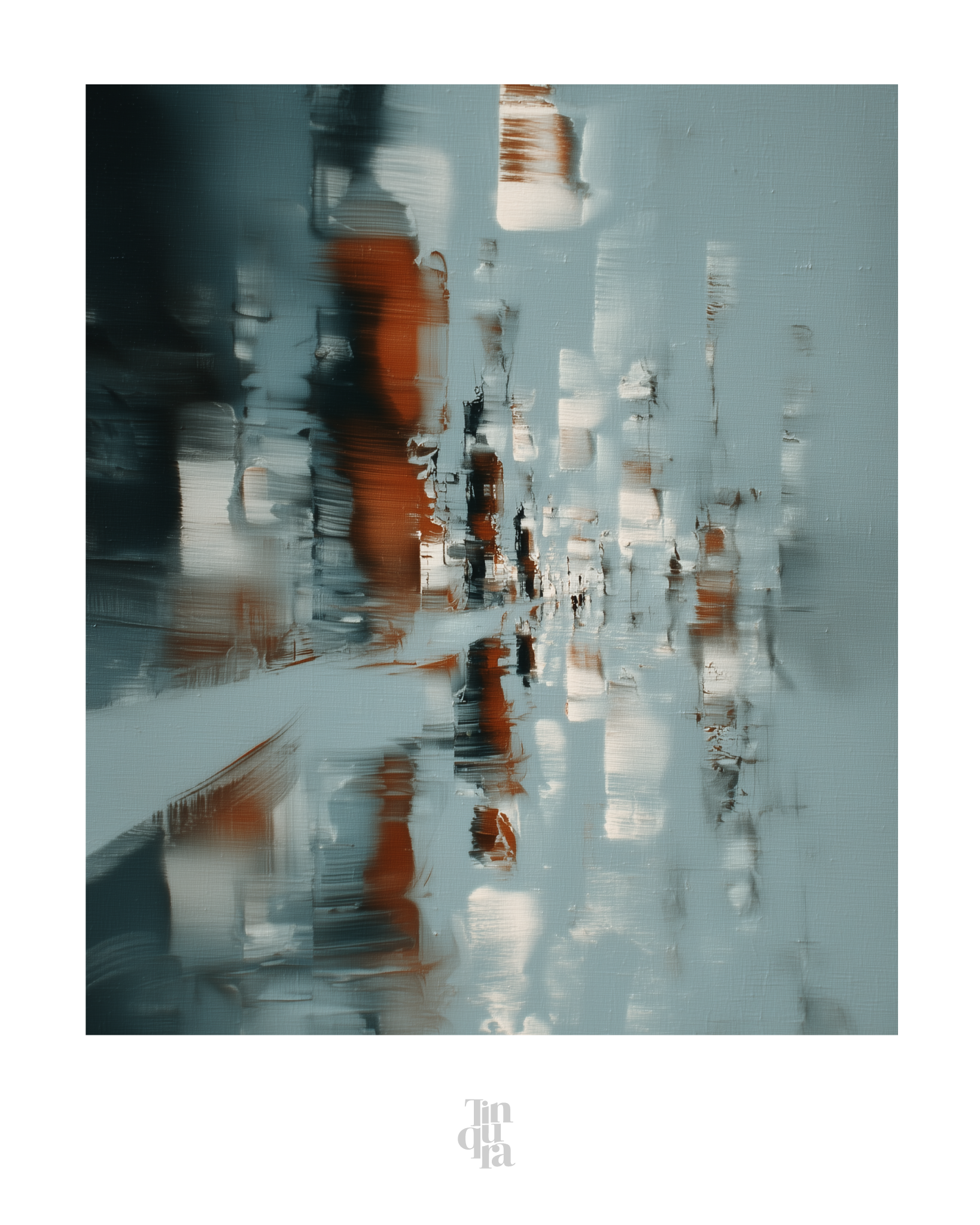 Ciudad disuelta · 70 × 100 cm
