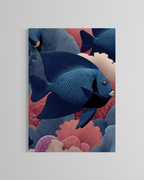 Peces entre corales · 70 × 100 cm
