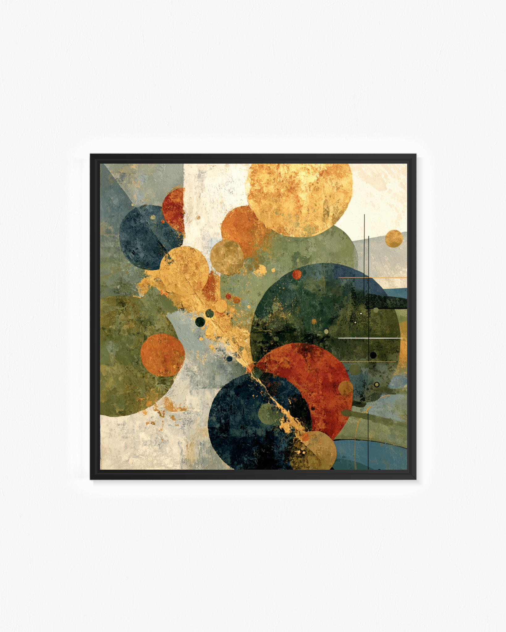 OBRA0210 – 70 x 70 cm — Flotante Marrón, 70 × 70 cm