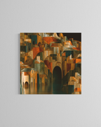 Espejismo habitado · 70 × 70 cm
