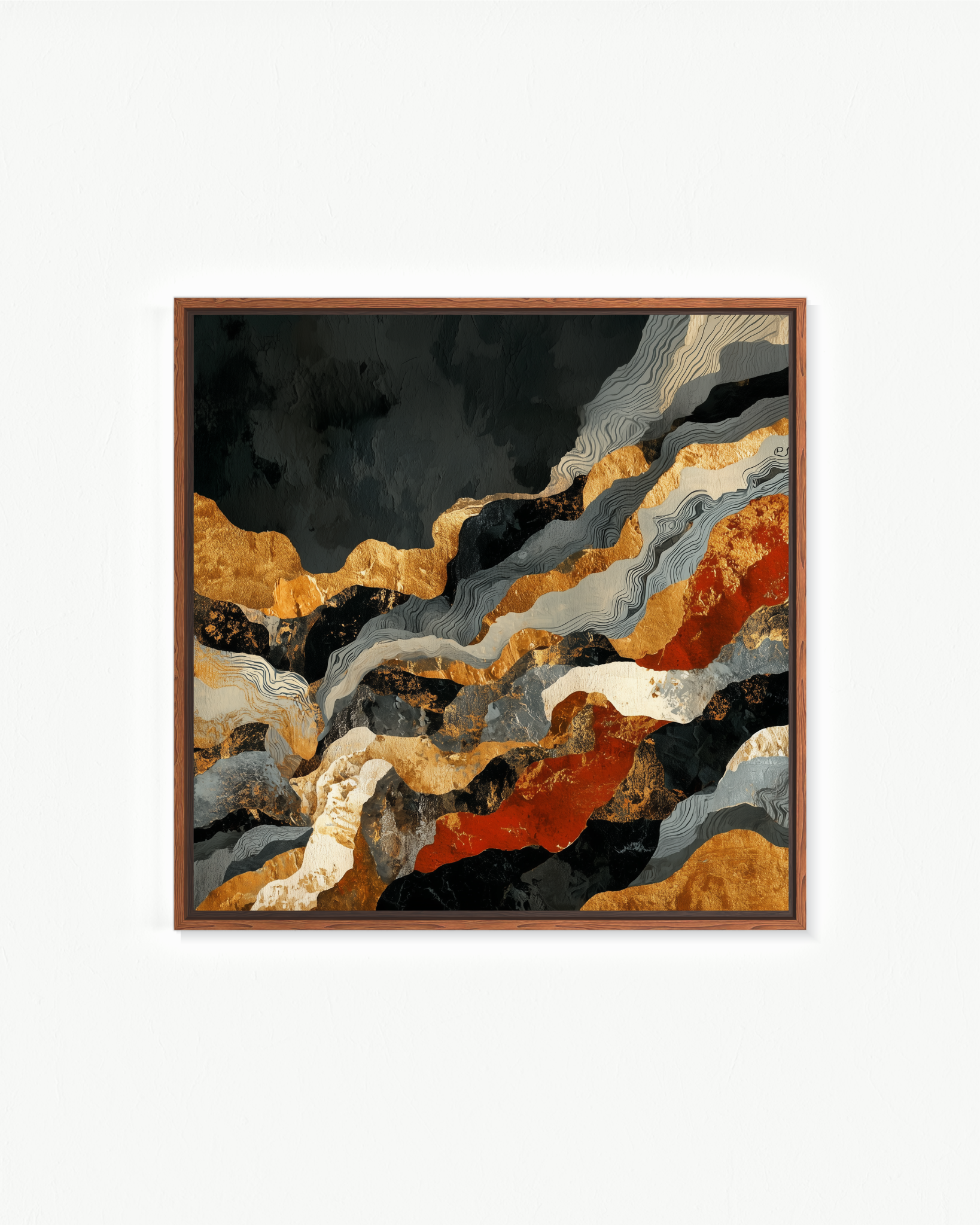 Estratos · 70 × 70 cm