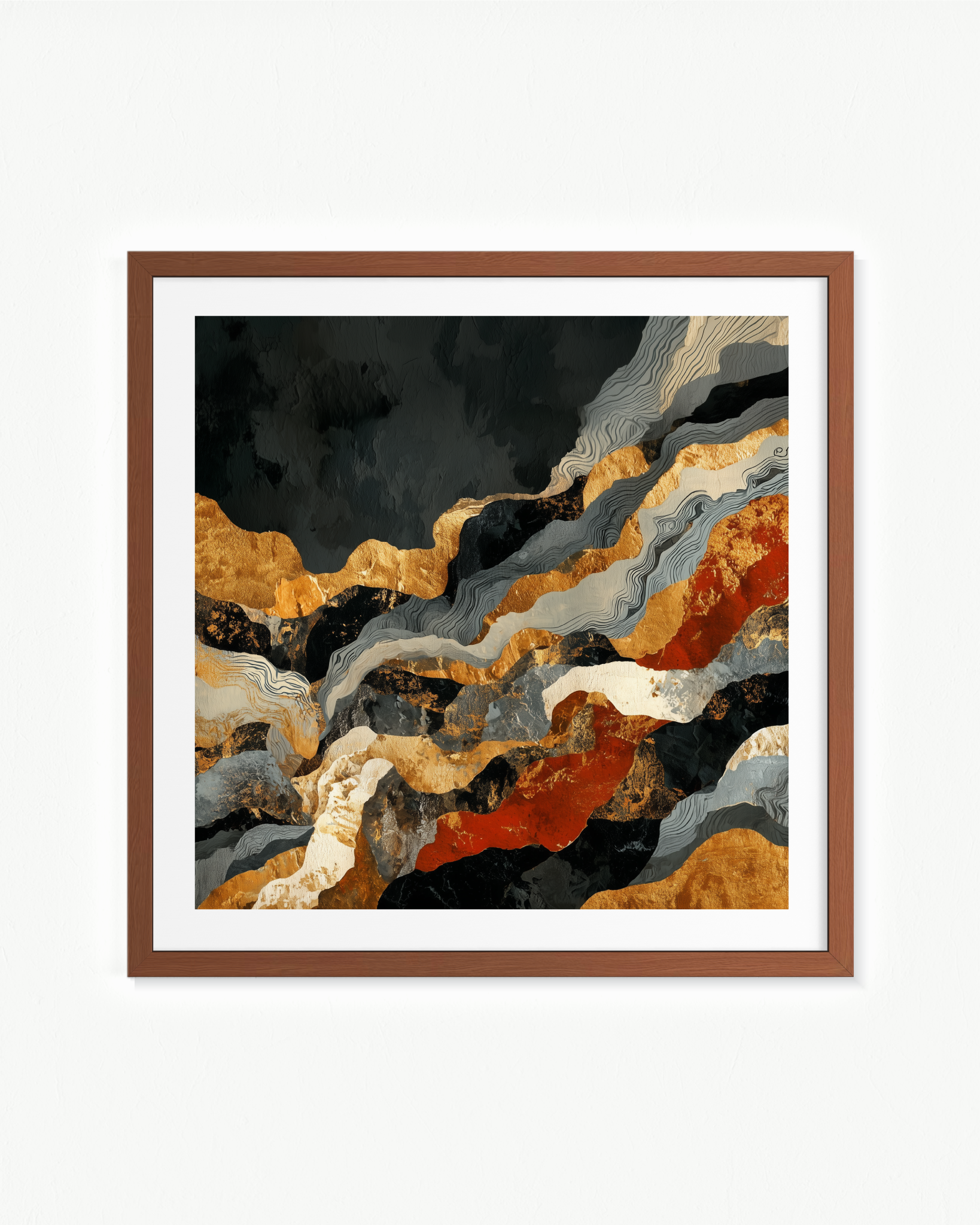 Estratos · 70 × 70 cm