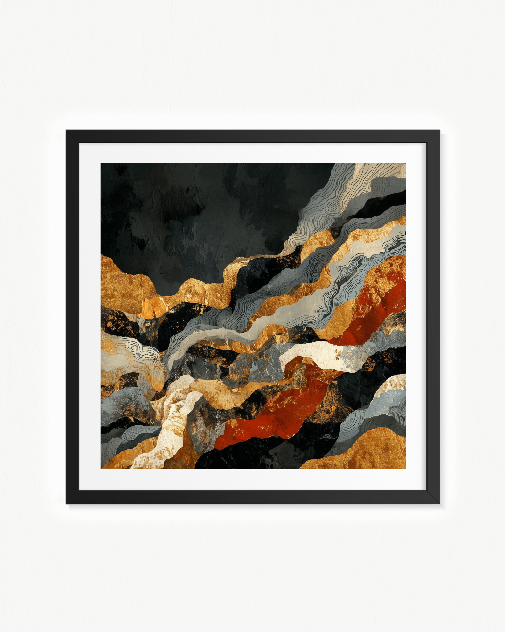 Estratos · 70 × 70 cm