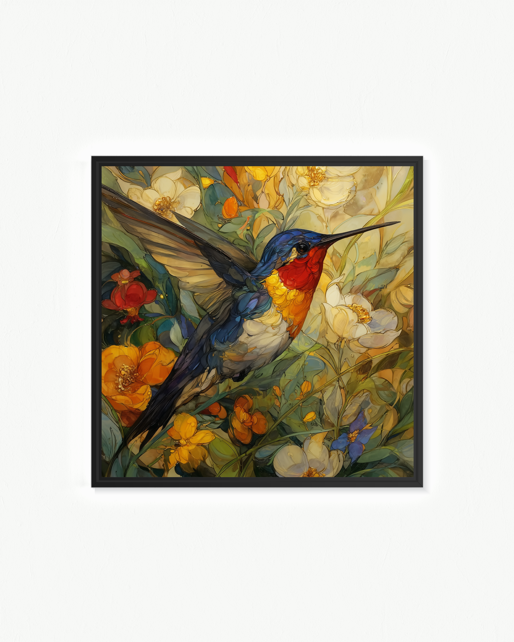 Parálisis del vuelo · 70 × 70 cm