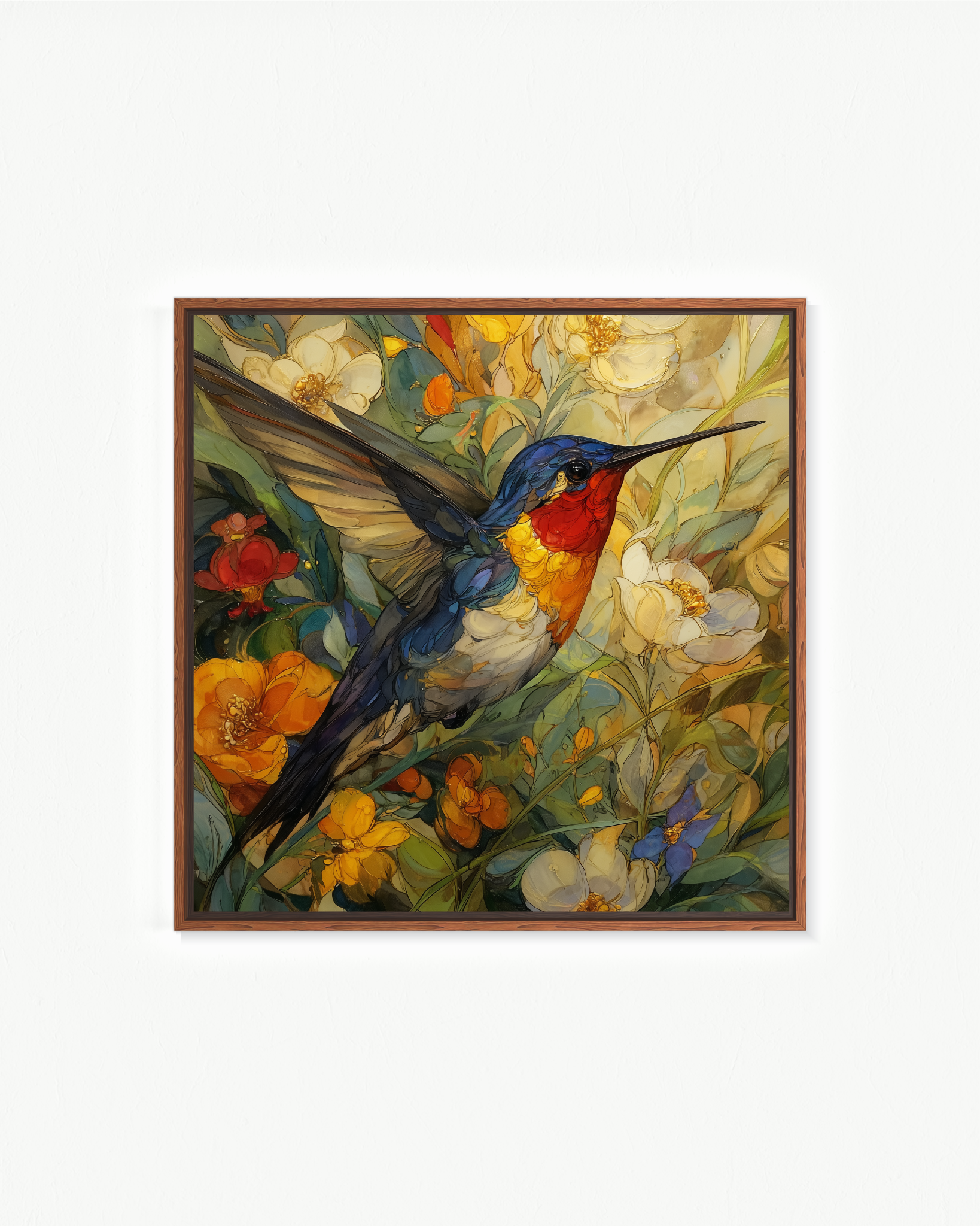 Parálisis del vuelo · 70 × 70 cm