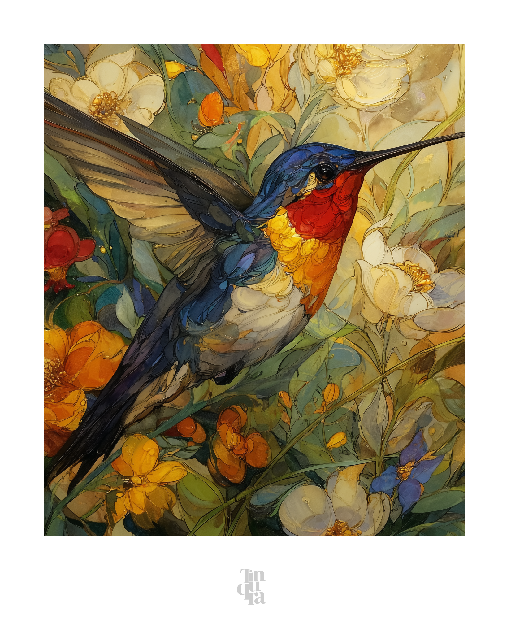 Parálisis del vuelo · 70 × 70 cm