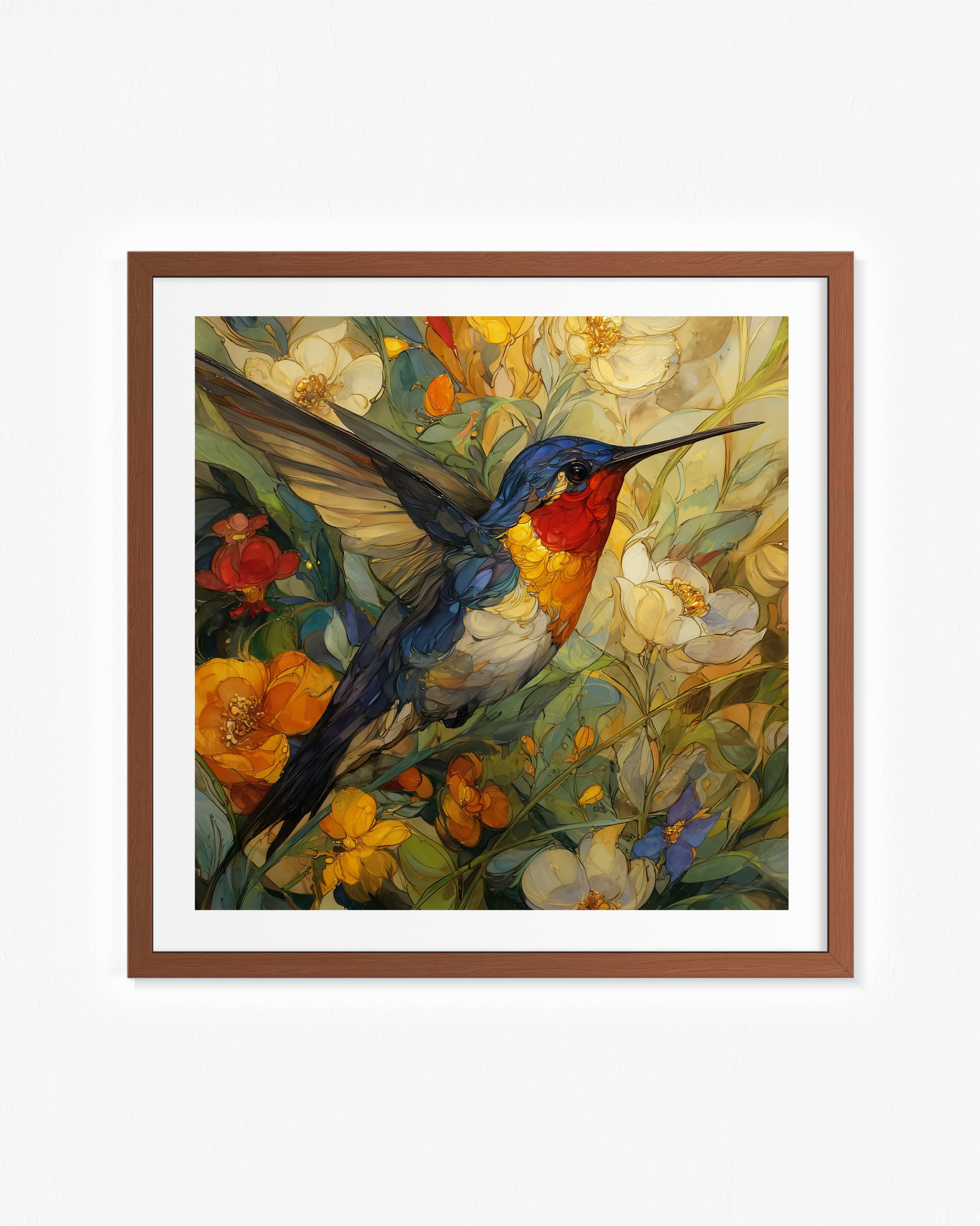 Parálisis del vuelo · 70 × 70 cm