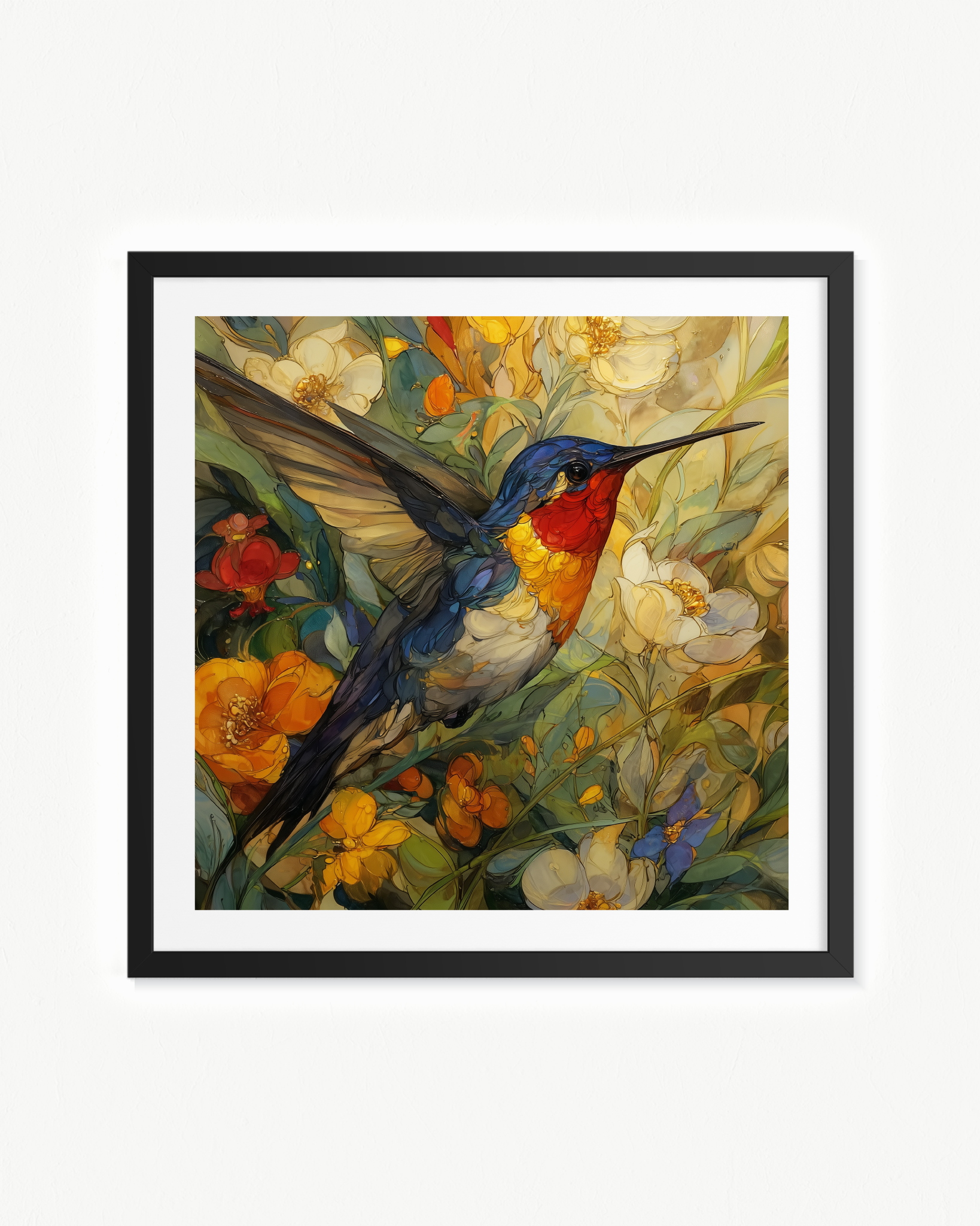 Parálisis del vuelo · 70 × 70 cm