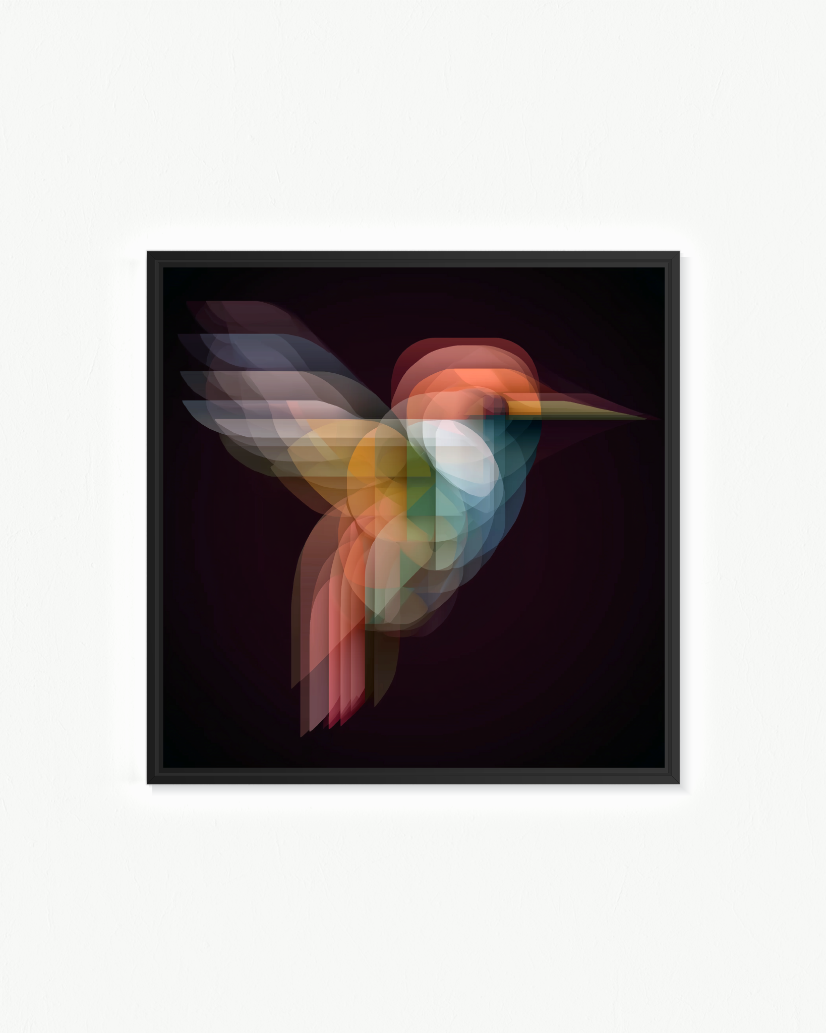 Las instancias del aleteo · 70 × 70 cm