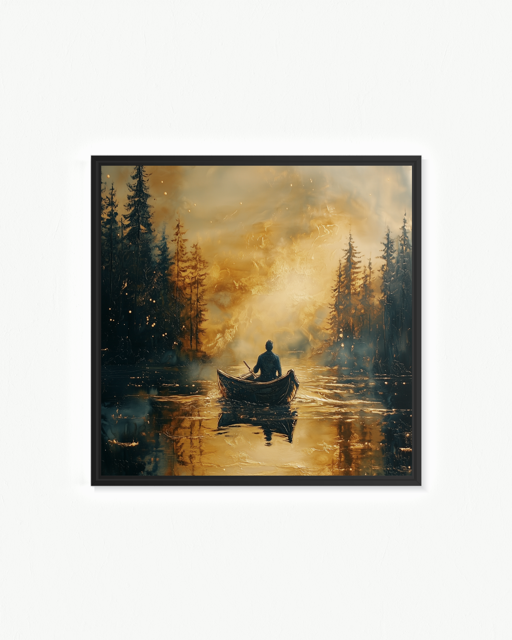 Navegante solitario · 70 × 70 cm
