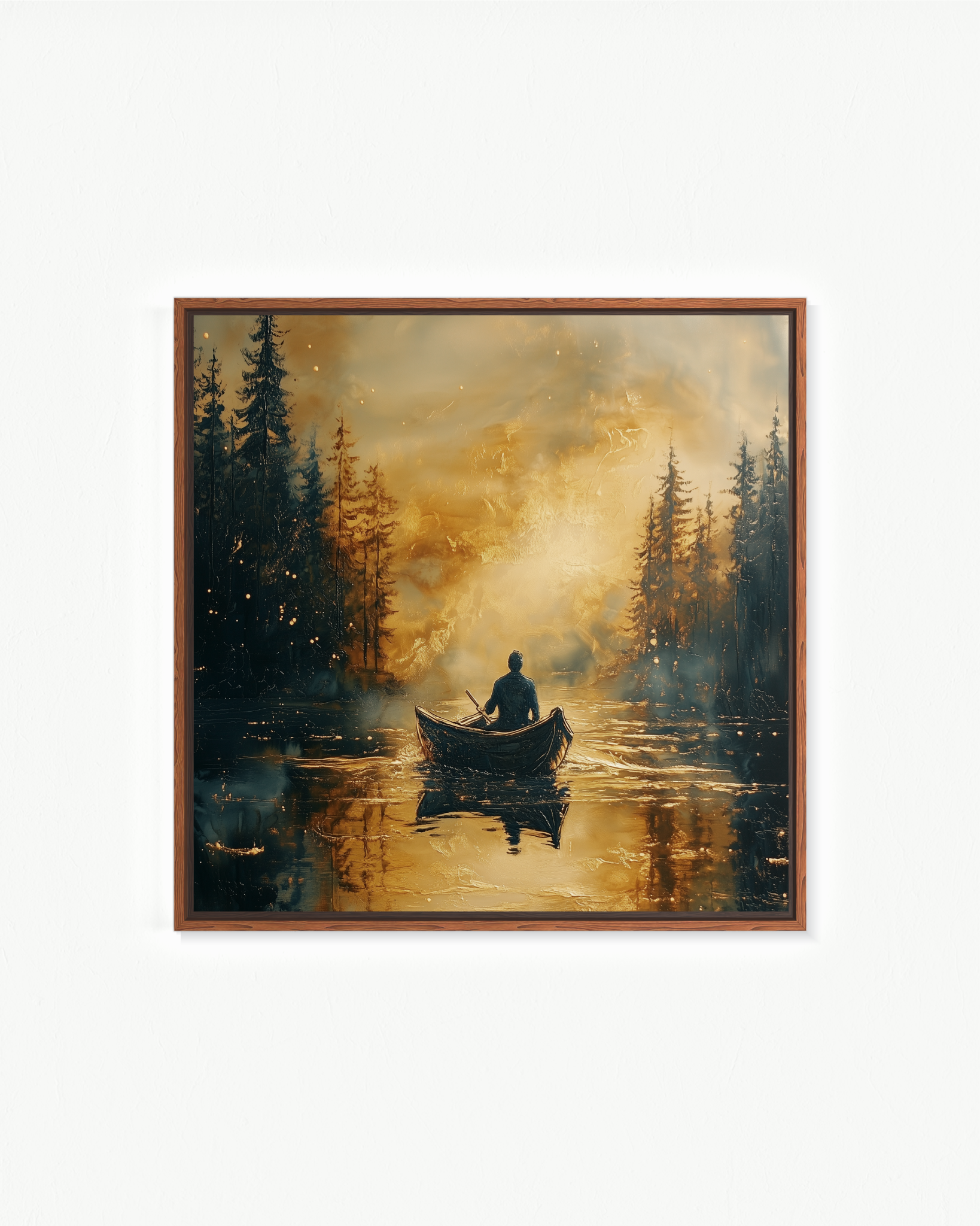 Navegante solitario · 70 × 70 cm