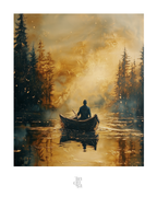 Navegante solitario · 70 × 70 cm