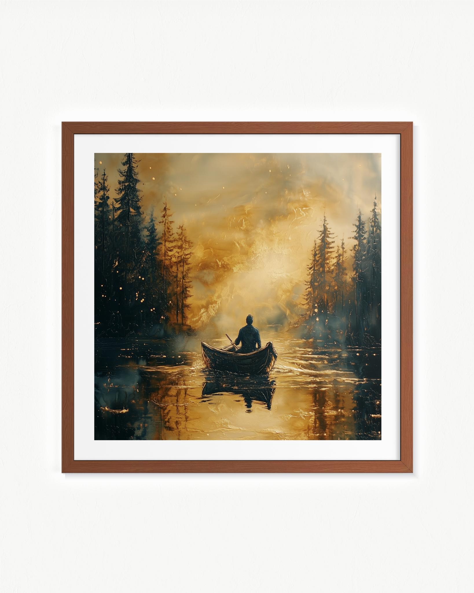 Navegante solitario · 70 × 70 cm
