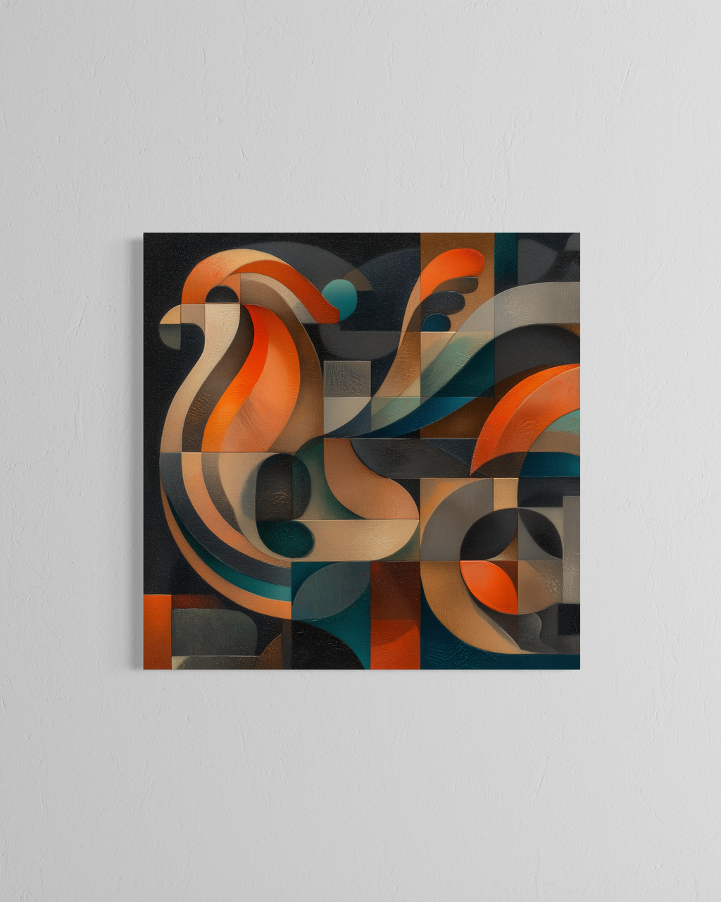Polluelo del paraíso · 70 × 70 cm