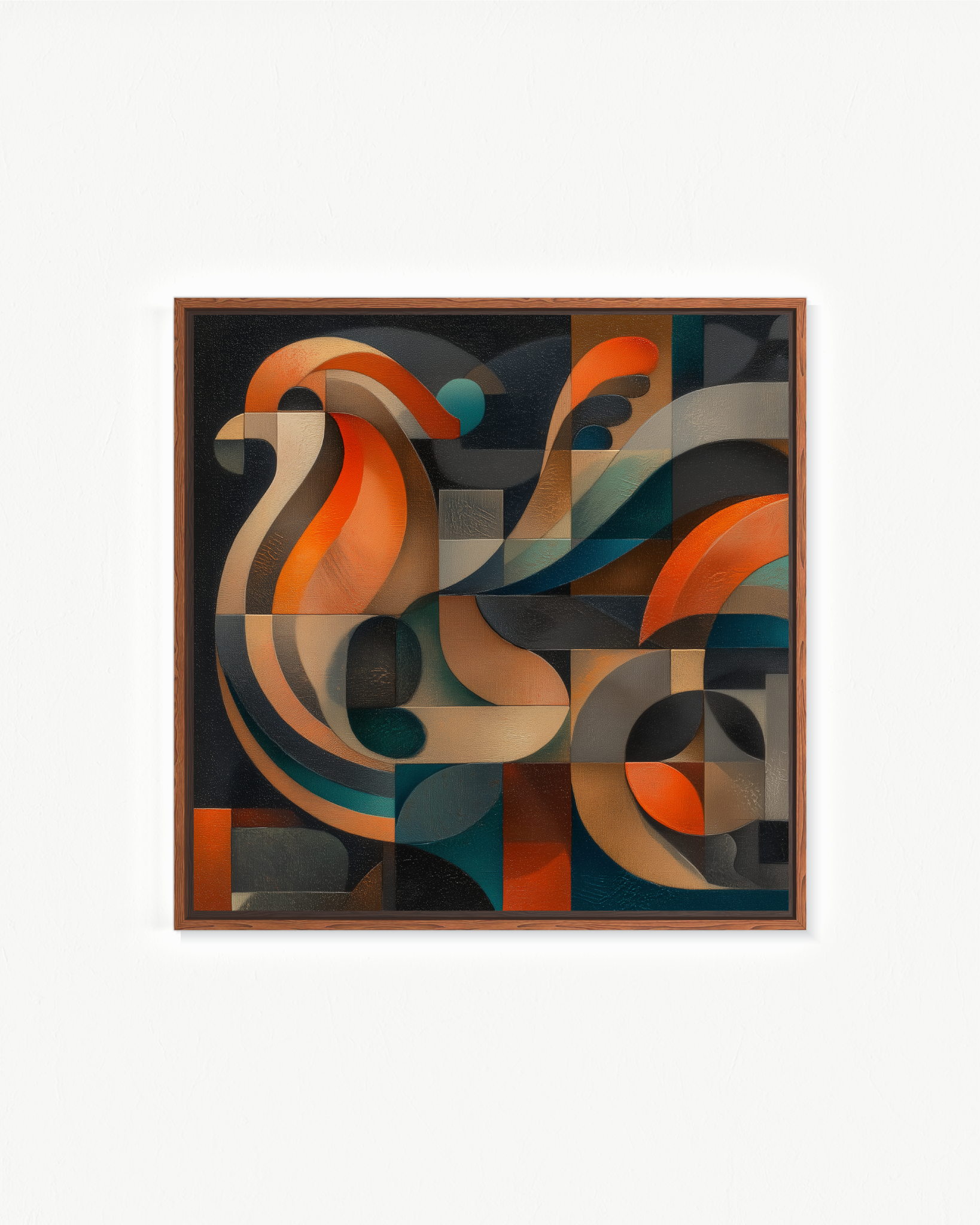 Polluelo del paraíso · 70 × 70 cm
