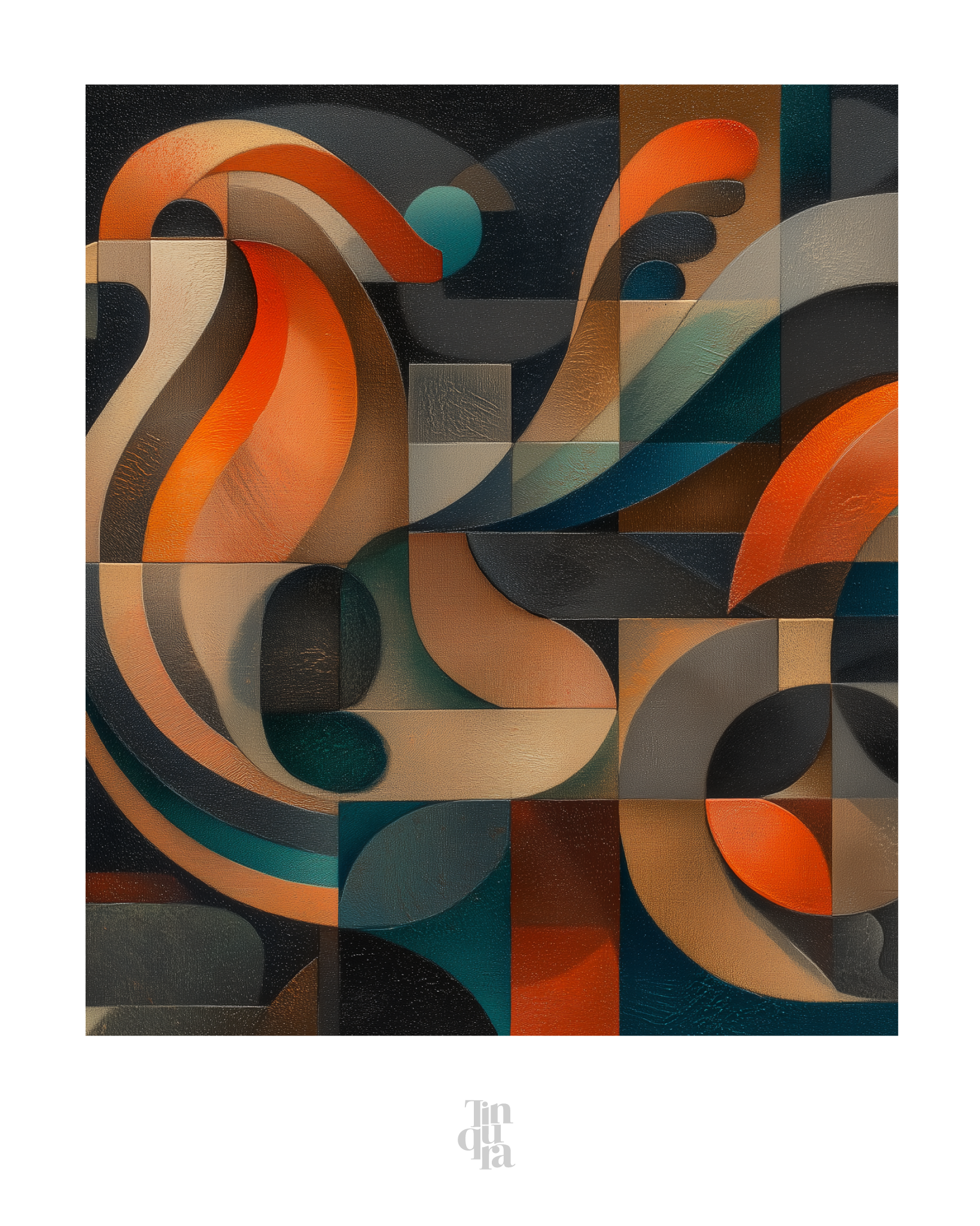 Polluelo del paraíso · 70 × 70 cm