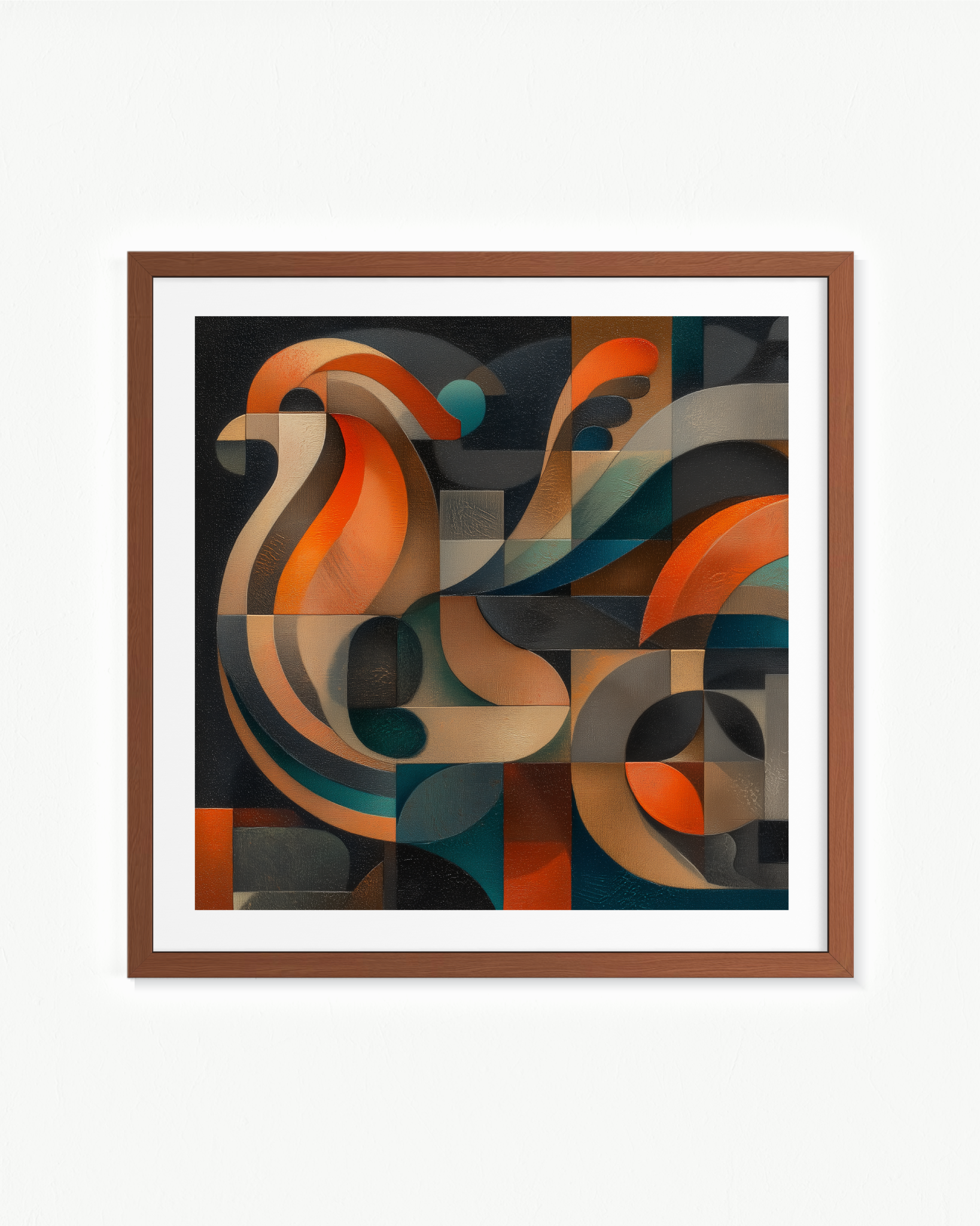 Polluelo del paraíso · 70 × 70 cm