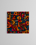 Rostro colectivo · 70 × 70 cm