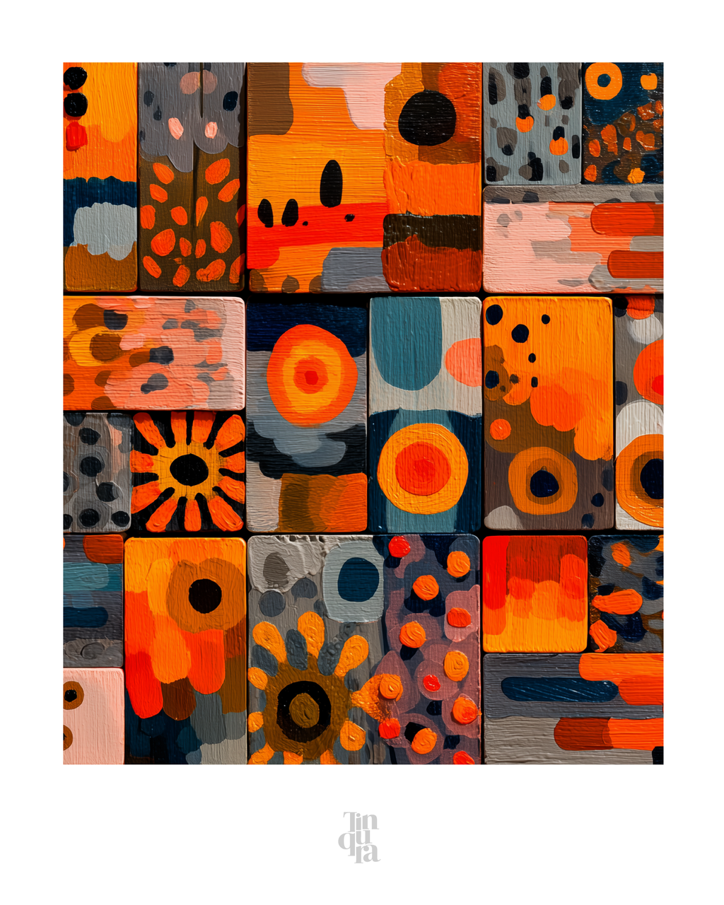 Archivo de signos · 70 × 70 cm