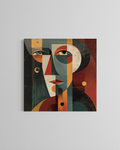 La vidente · 70 × 70 cm
