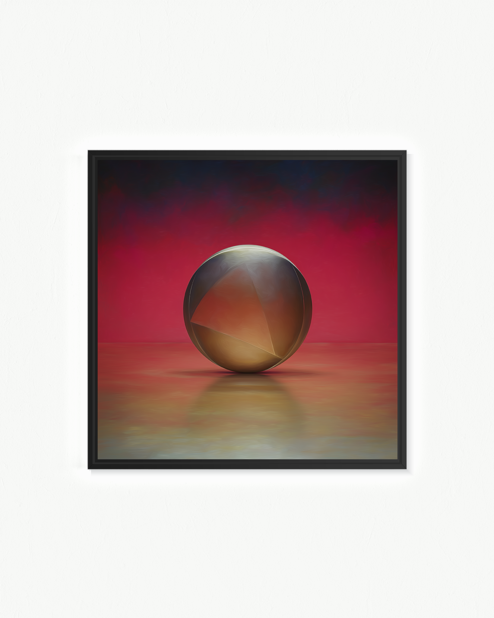 OBRA0228 – 70 x 70 cm — Flotante Marrón, 70 × 70 cm