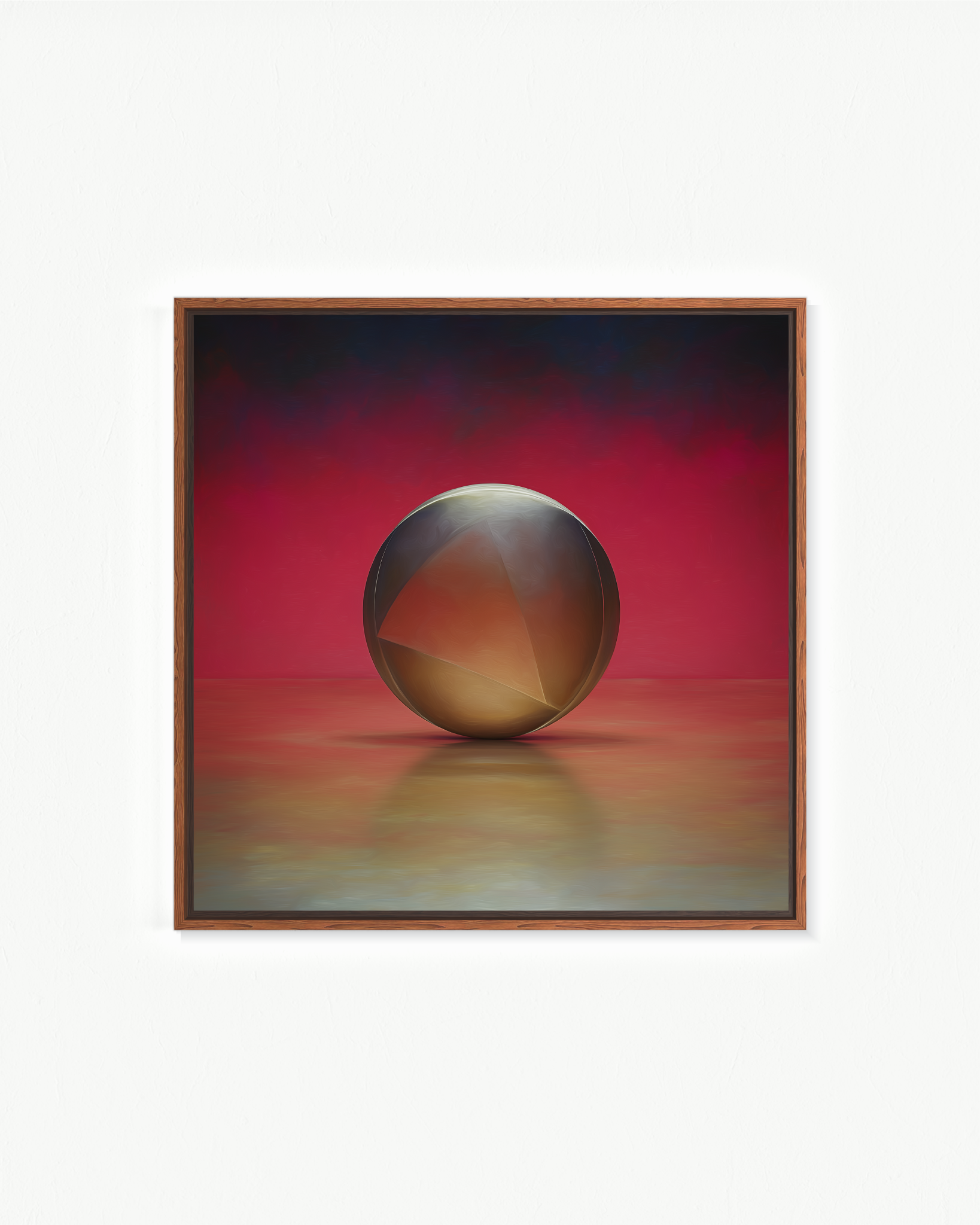 OBRA0228 – 70 x 70 cm — Flotante Negro, 70 × 70 cm