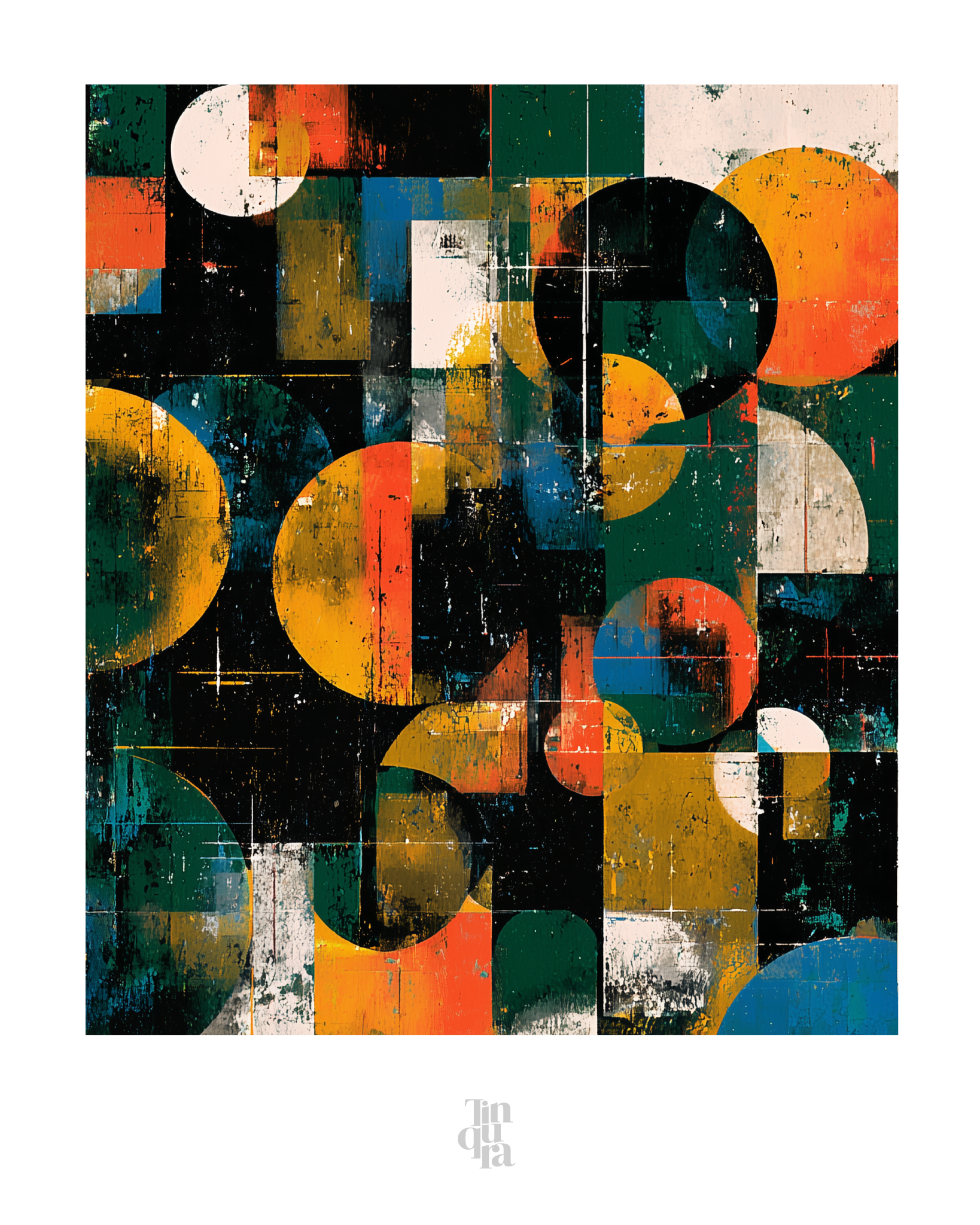 Rostro olvidado · 70 × 70 cm