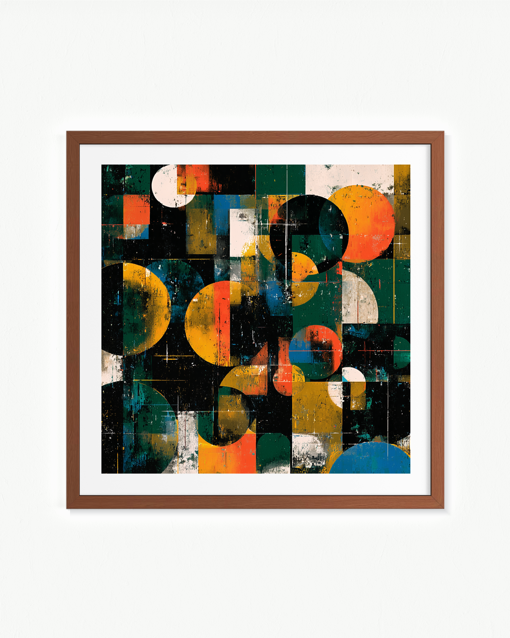 Rostro olvidado · 70 × 70 cm